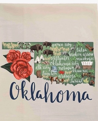 Oklahoma Cities Towel