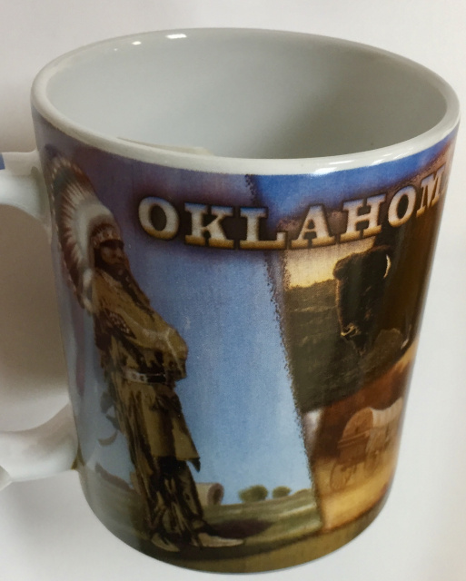 Oklahoma Collage Mug