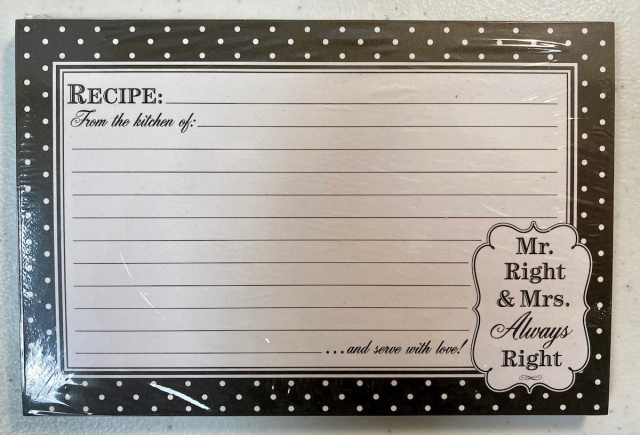 Recipe Cards